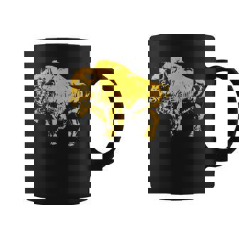 Vintage Bison American Buffalo Lover Coffee Mug - Monsterry