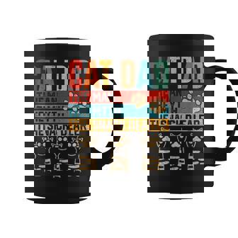 Vintage Cat Dad The Man Myth Snack Dealer Fathers Day Coffee Mug - Thegiftio