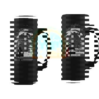 Vintage Cute Cat Christmas Costume Retro Cat Coffee Mug - Seseable