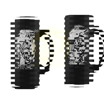 Vintage Cute Kitten Playing Disc Golf Golfing Golfer Cat Coffee Mug | Mazezy