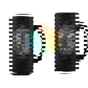 Vintage Earth Day Save Bees Rescue Animals Recycle Plastic Coffee Mug - Monsterry