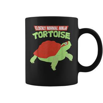 Vintage Elderly Normal Ninja Tortoise Coffee Mug - Thegiftio UK