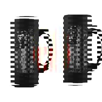 Vintage Flag 2Nd Infantry Division Veteran Independence Day Coffee Mug - Monsterry