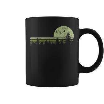 Vintage Forest Nature Trees Hiking Outdoor Wildlife Coffee Mug - Monsterry