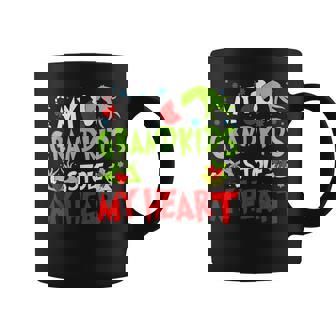 Vintage My Grandkids Stole My Christmas Heart Grandma Xmas Coffee Mug | Mazezy