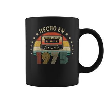 Vintage Hecho En 1975 Regalo Nacido En 1975 Edición Limitada Taza de café - Regaloses