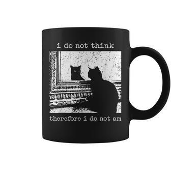Vintage Ich Glaube Nicht Also Bin Ich Nicht Cat Meme Tassen - Geschenkecke