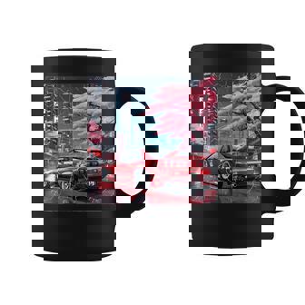 Vintage JDM Race Car Tokyo Street Racing Sakura Blossom Art Coffee Mug | Mazezy