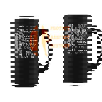 Vintage Protect Respect Destroy Offensive Lineman Football Coffee Mug | Mazezy