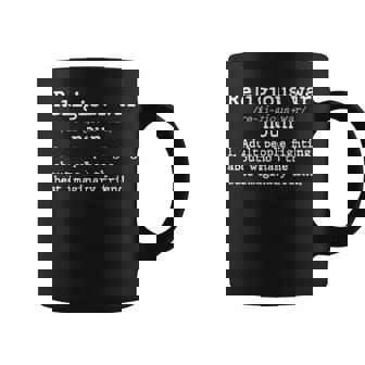 Vintage Religious War Definition Anti- Religious Activist Coffee Mug | Mazezy