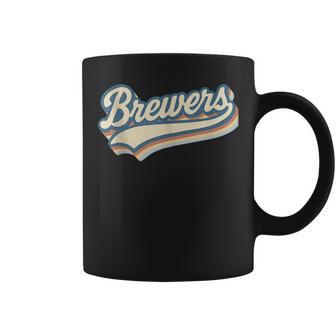 Graphic Vintage Retro Brewers Last Name Lover Throwback Coffee Mug - Thegiftio UK