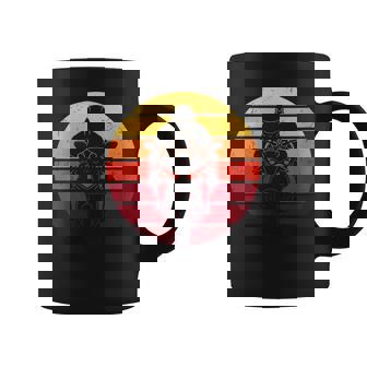 Vintage Retro Sport Bike Motorcycle Racer Sunset Superbike Coffee Mug | Mazezy