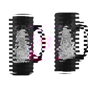 Vintage Santa Christmas Blowing Bubble Gum Girly Fireworks Coffee Mug - Monsterry