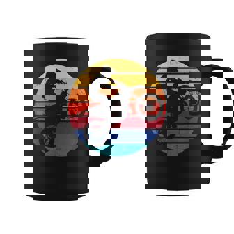 Vintage Sunset Motorcycle Motocross Racer Superbike Rider Coffee Mug | Seseable CA