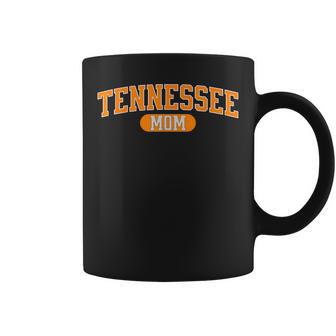 Vintage Tennessee Mom Bold Retro Varsity Lettering Coffee Mug - Thegiftio