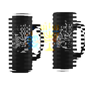 Violin Dreidel Menorah Hanukkah Kids Coffee Mug | Mazezy