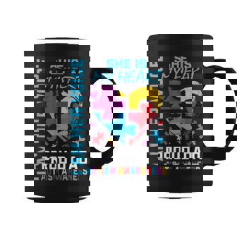 I Am Her Voice She Is My Heart Autism Awareness Daughter Dad Coffee Mug - Monsterry