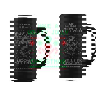 Have a Volley Jolly Christmas Volleyball Lovers Xmas Jolly Coffee Mug | Mazezy