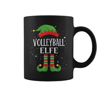 Volleyball Elfe Outfit Weihnachten Familie Elf Christmas Tassen - Geschenkecke
