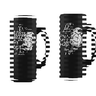 Volleyball Mom Her Biggest Fan Volleyball Shirts For Women Coffee Mug | Mazezy