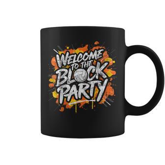 Volleyball Player Team Block Party I Volleyball Coffee Mug - Thegiftio