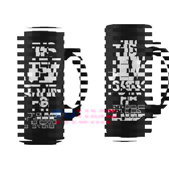Votante Judío De Trump Republicano Israel Donald Trump 2024 Taza de café - Regaloses