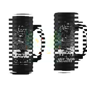 Walking In A Wiener Wonderland Dachshund Coffee Mug | Mazezy