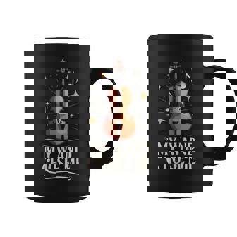 My Wand Chose Me Musical Instrument Quote Coffee Mug | Mazezy