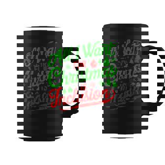 All I Want For Christmas Is Inclusion Teacher Kindergarten Coffee Mug | Mazezy