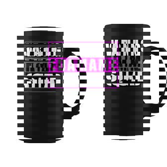 Warning Edamame Squad Quotes Japanese Food Soybean Coffee Mug | Mazezy