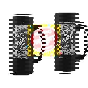 Warning On The Naughty List Zero Regrets Coffee Mug - Monsterry