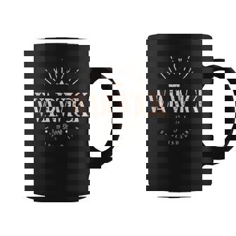 Warwick New York Modern Warwick NY Tank Top Coffee Mug | Mazezy