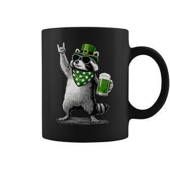 Waschbärt Patty's Kleeblatt Bier Lustigt Patrick's Day Tassen - Geschenkecke