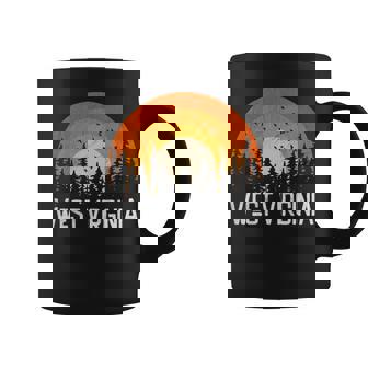West Virginia Vintage Men Women 70s 80s Outdoor Cool Retro Coffee Mug | Mazezy