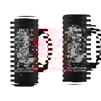 Western Howdy Christmas Boots Cowgirl Coquette Bow Xmas Vibe Coffee Mug | Seseable FR