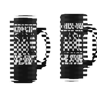 Whittling Wood Carving Whittler Choose Your Weapons Coffee Mug | Mazezy