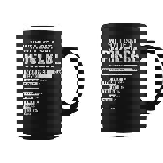 Why I Lose At Pickleball Player Quote Coffee Mug - Thegiftio