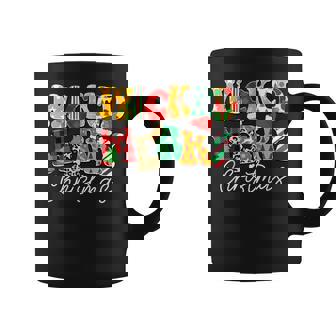 Wicked Merry Christmas Pattern Mix Humor Coffee Mug - Monsterry