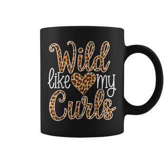 Wild Like My Curls Toddler Cute Curly Haired Coffee Mug - Thegiftio UK