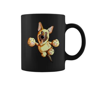 Witziger Deutscherchäferhund I Comic I Hunde Fan Tassen - Geschenkecke
