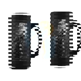Wolf Moon Full Coffee Mug | Mazezy
