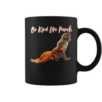 Women's Baby Monkey Punch Lovers With Quote Be Kind Like Punch Coffee Mug - Thegiftio UK