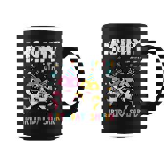 Women's Mommy Of Birthday Shark Bday Party Family Matching Mom Women Coffee Mug - Thegiftio