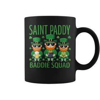 Women's Saint Paddy Baddie Squad Leprechauns Group Coffee Mug - Thegiftio