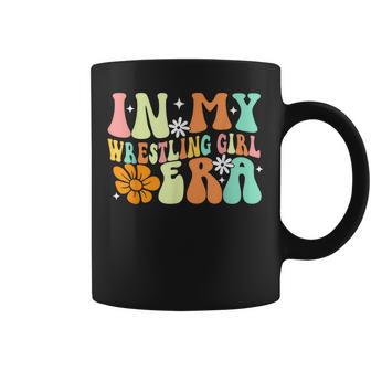 In My Wrestling Girl Era Wrestler Wrestle Groovy Women Coffee Mug - Thegiftio UK