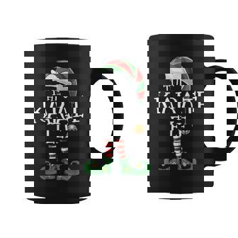 Xmas Karate Elf Matching Family Group Christmas Elf Coffee Mug | Mazezy
