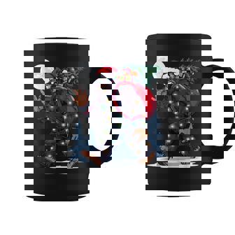 Xmas Sasquatch Christmas Adventure Holiday Tree Lights Fun Coffee Mug - Thegiftio