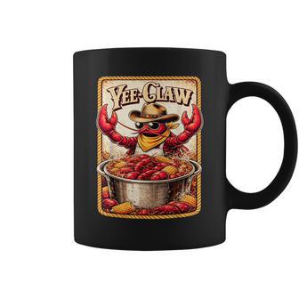 Yee Claw Vintage Crawfish Boil Cajun Seafood Festival Coffee Mug - Thegiftio UK