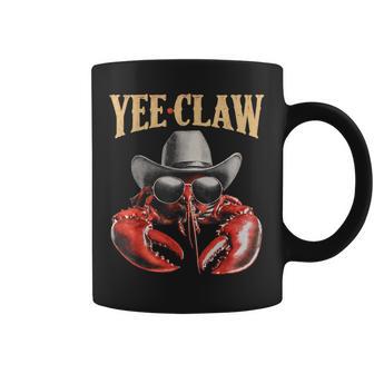 Yee Claw Western Country Cowboy Crawfish Boil Seafood Cajun Coffee Mug - Thegiftio UK