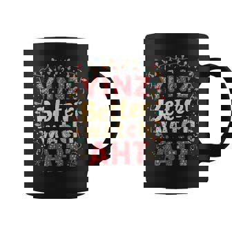 Yinz Better Watch Aht Pittsburgh Christmas Yinzer Coffee Mug | Mazezy